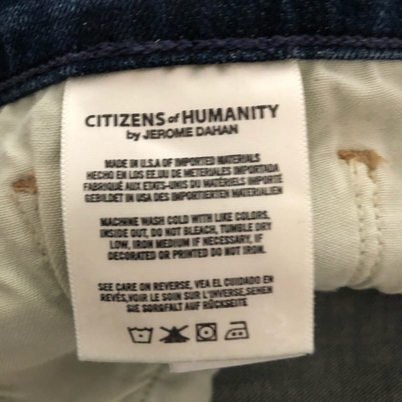 Citizens of Humanity Agnes Cropped Jean w/ Bleach - Picture 9 of 12